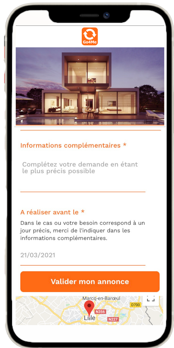 Go4Me iPhone 12 proposition d'annonce